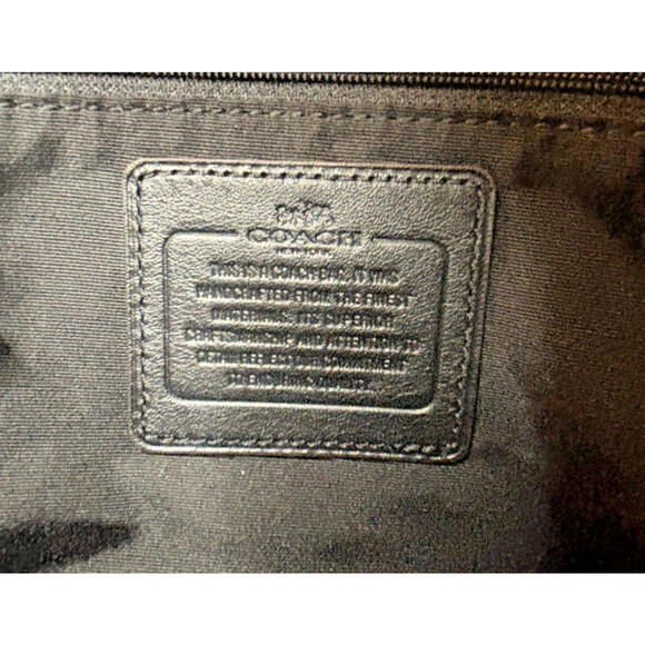 Coach Signature Small Kelsey Satchel Purse Handbag Crossbody Black Gray NWT - Picture 7 of 9